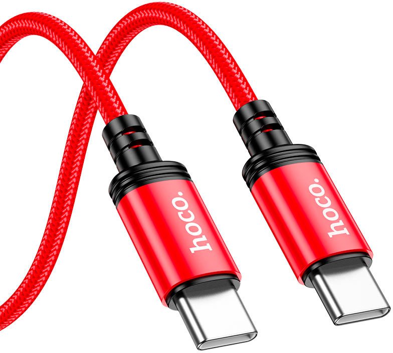 

Кабель Hoco X89 USB Type-C - USB Type-C (1 м, красный)