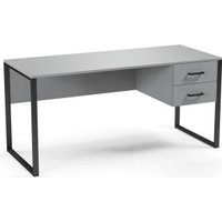 Стол Soma Slava 160x66 (серый/черный)