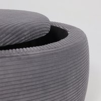 Пуфик Делком40 Сату 01 Zoom NEW Ash 21 (серый) в Солигорске