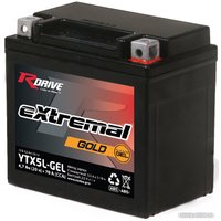 Мотоциклетный аккумулятор RDrive eXtremal Gold YTX5L-GEL (4.5 А·ч)