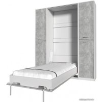 Комплект мебели для спальни Интерлиния Innova V90-2 (бетон/белый)