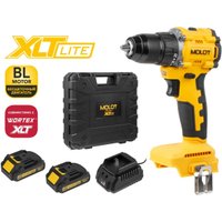 Дрель-шуруповерт Molot MBD 1825 Li XLT Lite Set 2318138 (с 2-мя АКБ, кейс)