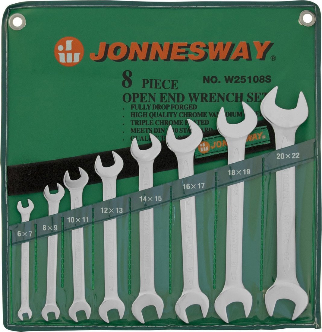 

Набор ключей Jonnesway W25108S (8 предметов)