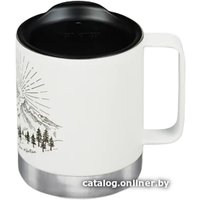 Термокружка Klean Kanteen Camp Mug 355мл (белый/цветной принт)