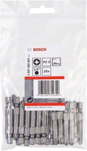 

Набор бит Bosch 2607002507 (25 предметов)