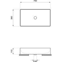Умывальник Wellsee Pure BY Wellsee 150711000