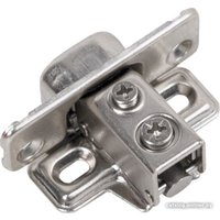 Мебельная петля AKS накладная с доводчиком 48мм h2 несъемная планка короткое плечо