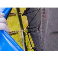 Батут GetActive Jump PRO 10FT с лестницей и внутренней сеткой (синий)