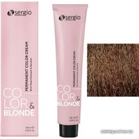 Крем-краска для волос Sergio Professional Color&Blonde 7.34 средне-русый золотисто-медный