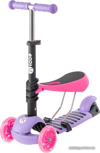 Трехколесный самокат Ricos Joy KB05 (розовый)