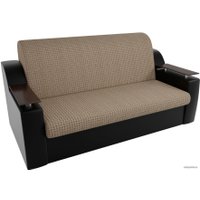 Диван Лига диванов Сенатор 100718 100 см (коричневый/черный)