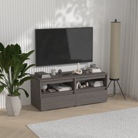 Тумба Кортекс-мебель Бари ТВ 120 2ш-2 (береза/береза/береза)