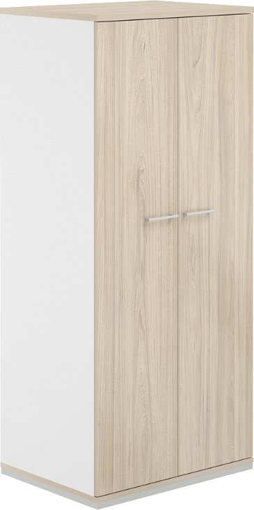 Шкаф распашной Norden 80x60x183.3 AG.222.WH.AR.AR (белый/акация равелло/акация равелло)