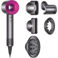 Фен Dyson HD08 Supersonic (серебристый/фуксия)