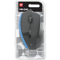 Мышь Defender #1 MM-340 (черный/синий)