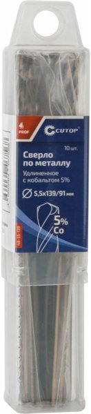 

Набор сверл Cutop Profi 48-55-139 (10 шт)