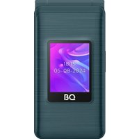 Кнопочный телефон BQ BQ-2412 Shell Duo (бирюзовый)