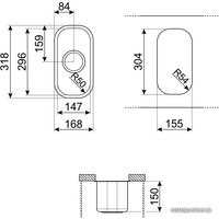 Кухонная мойка Smeg UM15