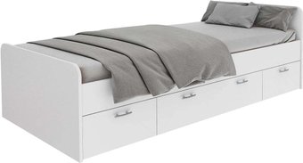 Кровать Диприз Boro 90x200 Д.80070.1 (белый)