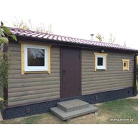 Русская баня Добрабаня Готовая (6х2.4 м)