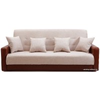 Диван Луховицкая Мебельная Фабрика Лондон (рогожка бежевая, боннель)