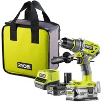 Ударная дрель-шуруповерт Ryobi R18PD7-252S 5133004391 (с 2-мя АКБ, сумка)