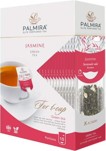 Зеленый чай Palmira Жасмин 15 шт