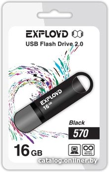 Exployd 570 16GB (czarny) [EX-16GB-570-Black]