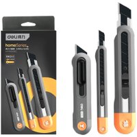 Нож строительный Deli HT4003C 3шт