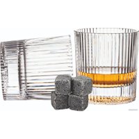 Набор стаканов для виски Makkua Whiskey Set IceRib WSI03