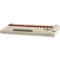 Клавиатура Ajazz AK820 Pro (бежевый/красный, Ajazz Gift)