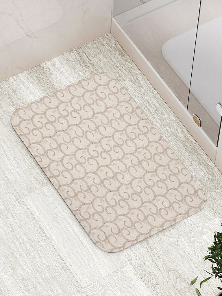 

Коврик для ванной JoyArty Завитки обычные bath_13527