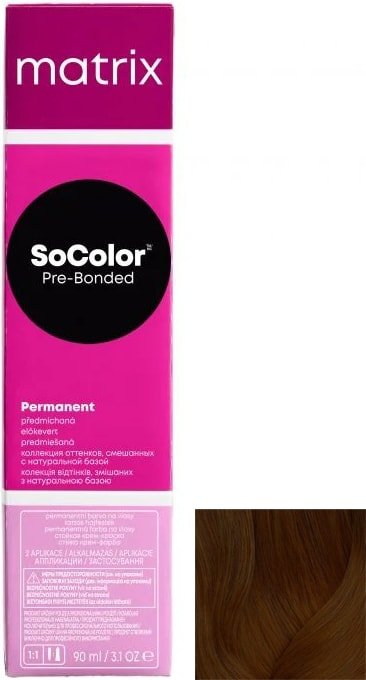 

Крем-краска для волос MATRIX SoColor Pre-Bonded 6NW натуральный теплый темный блондин 90 мл