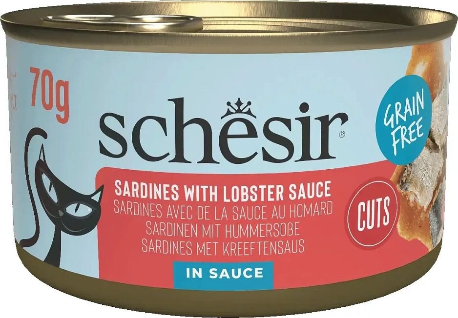 

Консервированный корм для собак Schesir Паштет Grill сардина в соусе из лобстера 70 г