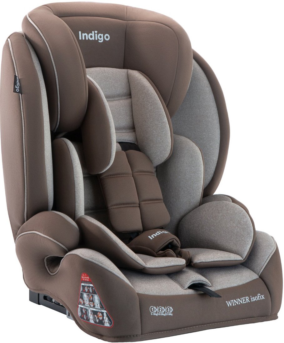 

Детское автокресло Indigo Winner Isofix YB706B (бежевый/коричневый)