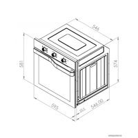 Электрический духовой шкаф Schtoff Decor 750