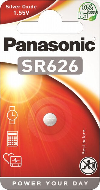 

Батарейка Panasonic SR626 SR-626EL/1B (1 шт)