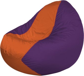 Кресло-мешок Flagman Classic K2.1-233 (фиолетовый/оранжевый)