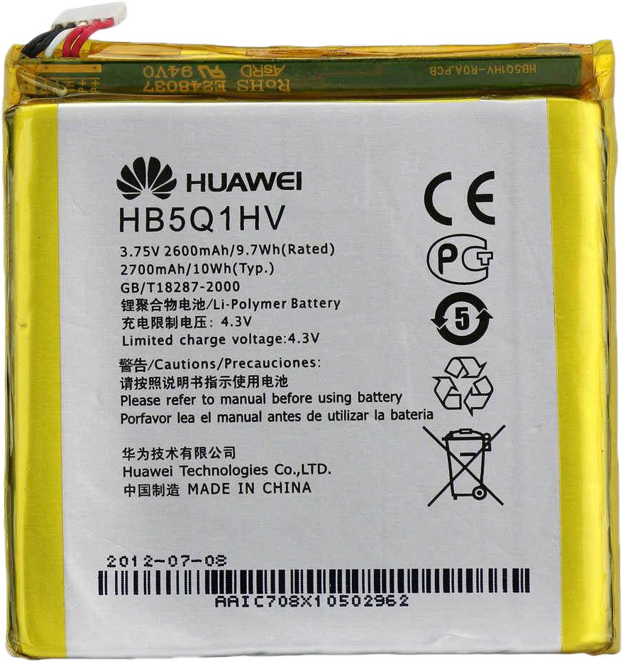 

Аккумулятор для телефона Копия Huawei HB5Q1HV