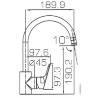 Смеситель Bravat Drop F74898C-1