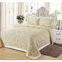 Набор текстиля для спальни Sofi De MarkO Владлен 240x260 Пок-Вл77м-240x260 (молочный)