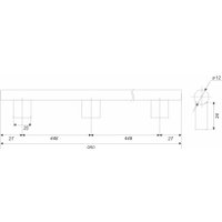 Ручка мебельная Boyard Rock RS325SC.5/896