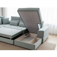 П-образный диван Треви Гранд (зеленый)