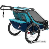 Детский велоприцеп Thule Chariot Cross 2 (Thule Blue/Poseidon)