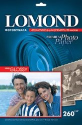 Lomond Полуглянцевая A4 260 г/кв.м. 20 листов (1103301)