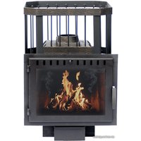 Банная печь Сибирь 18 конвекционная с панорамной дверцей