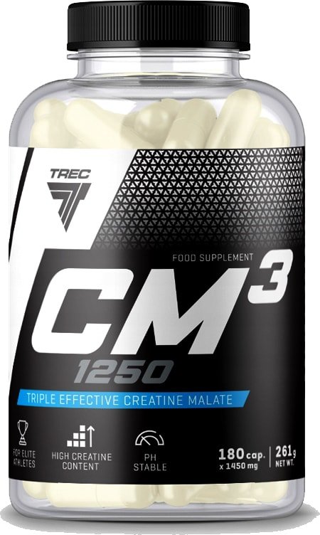 

Креатин малат Trec Nutrition Creatine Malate CM3 1250 (180 капсул)