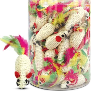 

Игрушка для кошек Triol Мышь NT516 7 см 72 штуки