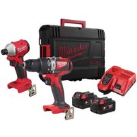  Milwaukee M18 BLPP2A3-502X 4933492844 (шуруповерт, винтоверт, 2 АКБ, кейс)