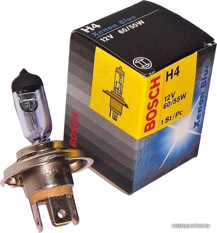 Галогенная лампа Bosch H4 Xenon Blue 1шт